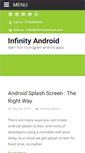 Mobile Screenshot of infinityandroid.com